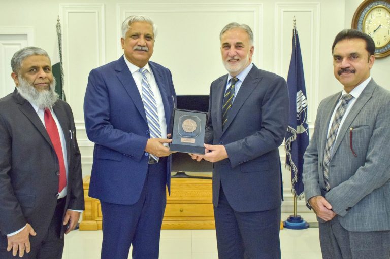 Meeting with Lt Gen (R) Muhammad Saeed, Chairman WAPDA at NAB HQ on 23-10-2025.