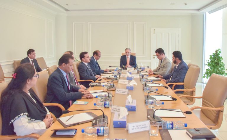 Meeting of Chairman NAB Gen (r) Nazir Ahmed with Mr. Jiang Chao, Bureau Chief of Xinhua News Agency on 5th November 2025.