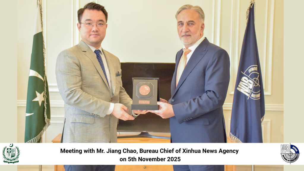 Meeting with Mr. Jiang Chao Bureau Chief of Xinhua New Agency on 5th November 2025 up