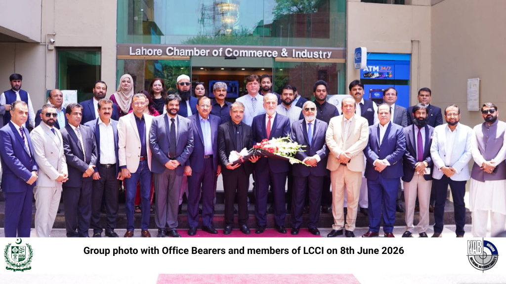 Group photo with Office Bearers and members of LCCI on 8th June 2026