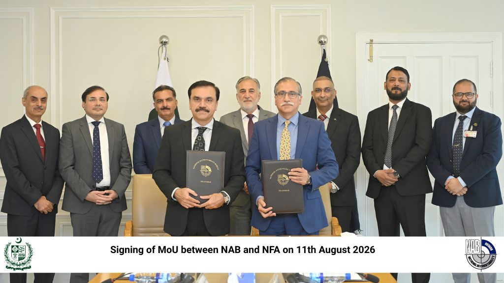 Signing of MoU between NAB and NFA on 11th August 2026
